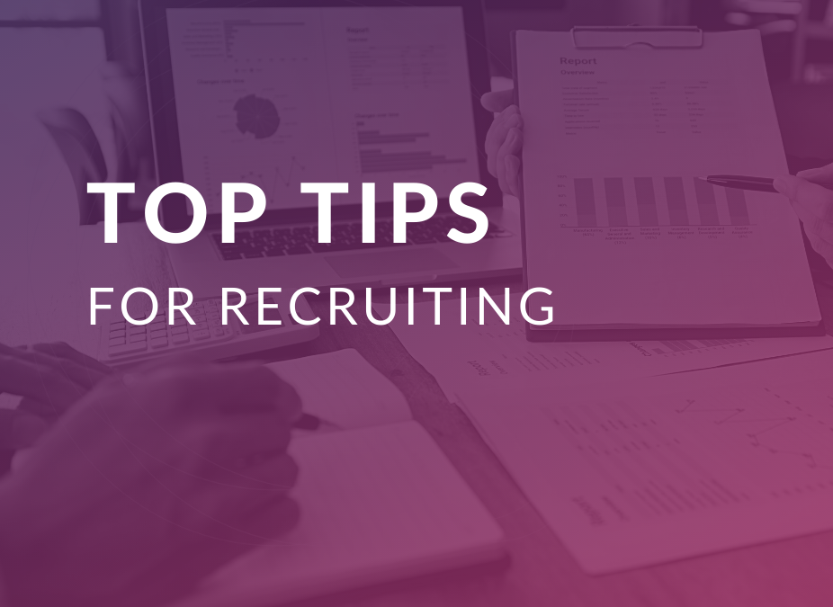 Tips for recruiting